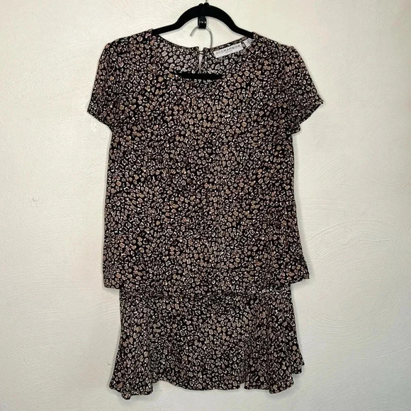 SAGHARBOR Vintage Animal Print 2 Piece Skirt Set - Picture 3 of 11